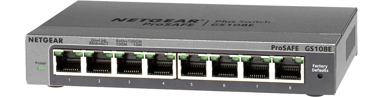Netgear 8p GS108E-300PES (8x10/100/1000Mbit) - Switche - Sklep